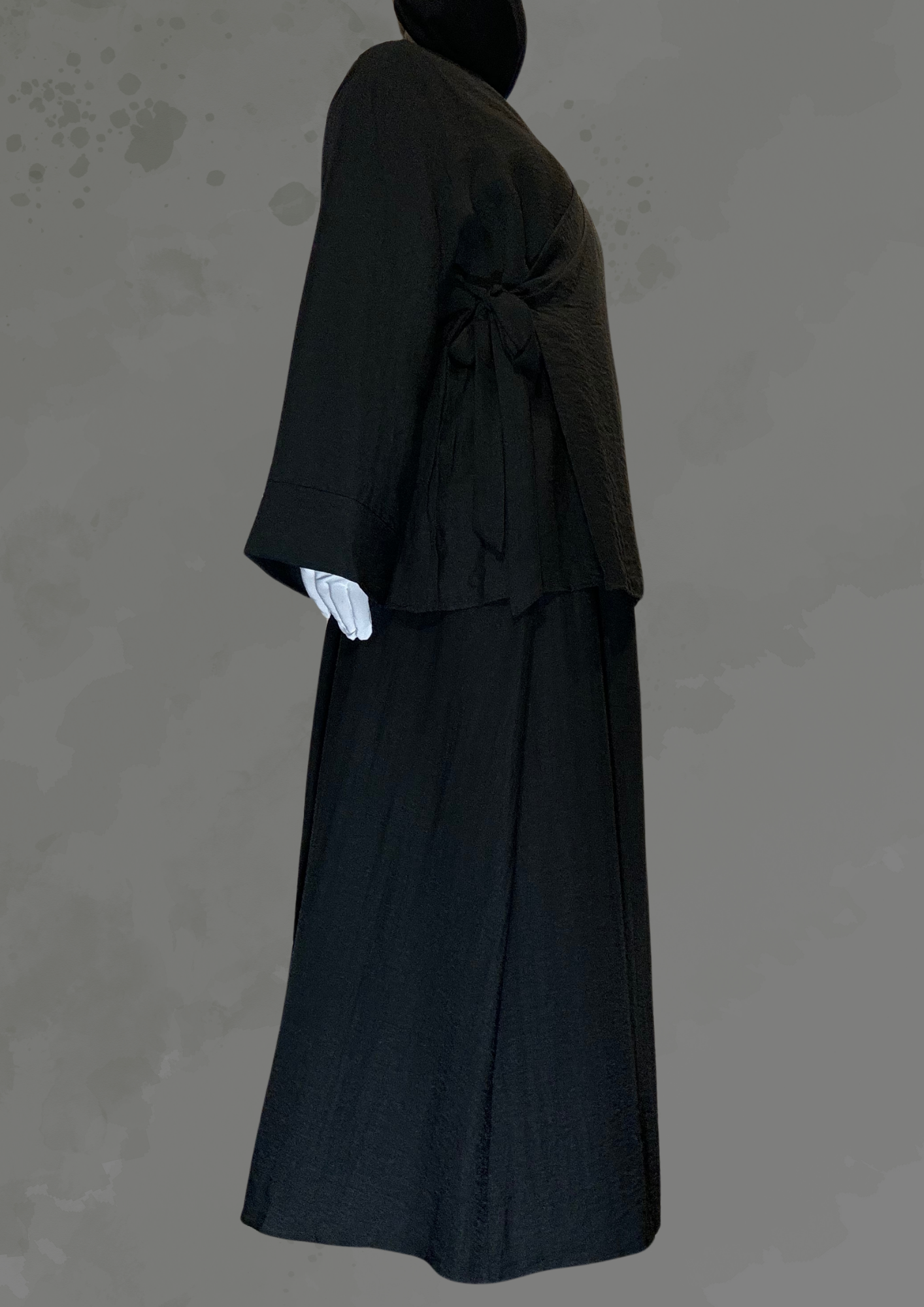 Leinen Abaya 2 Teiler