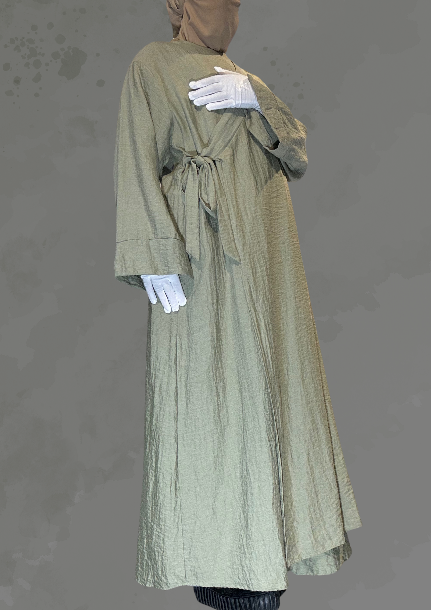 Leinen Robe