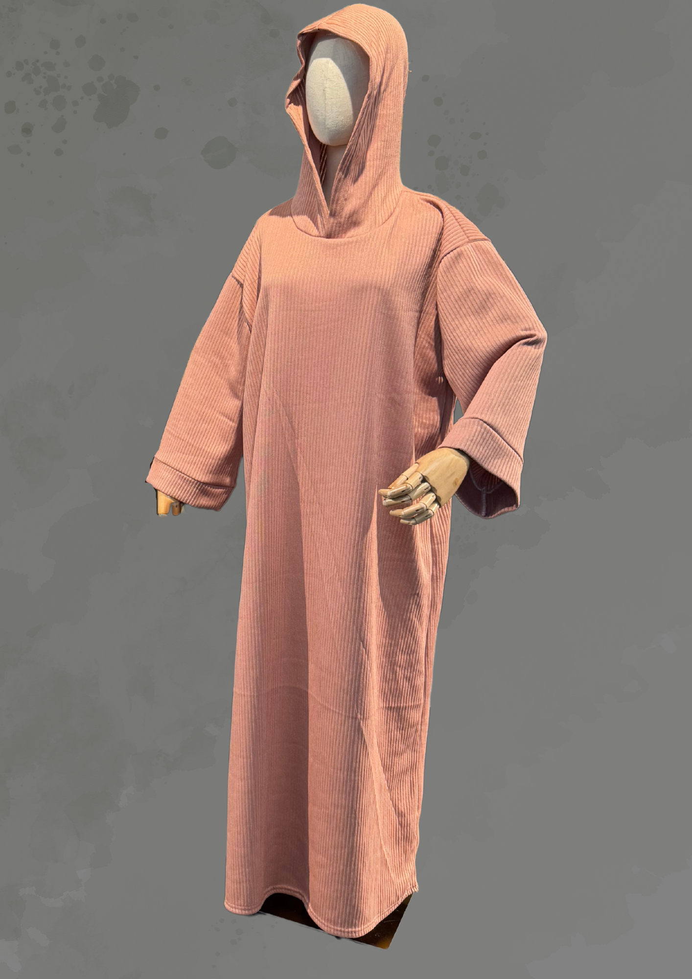 Cord Hoody Kleid