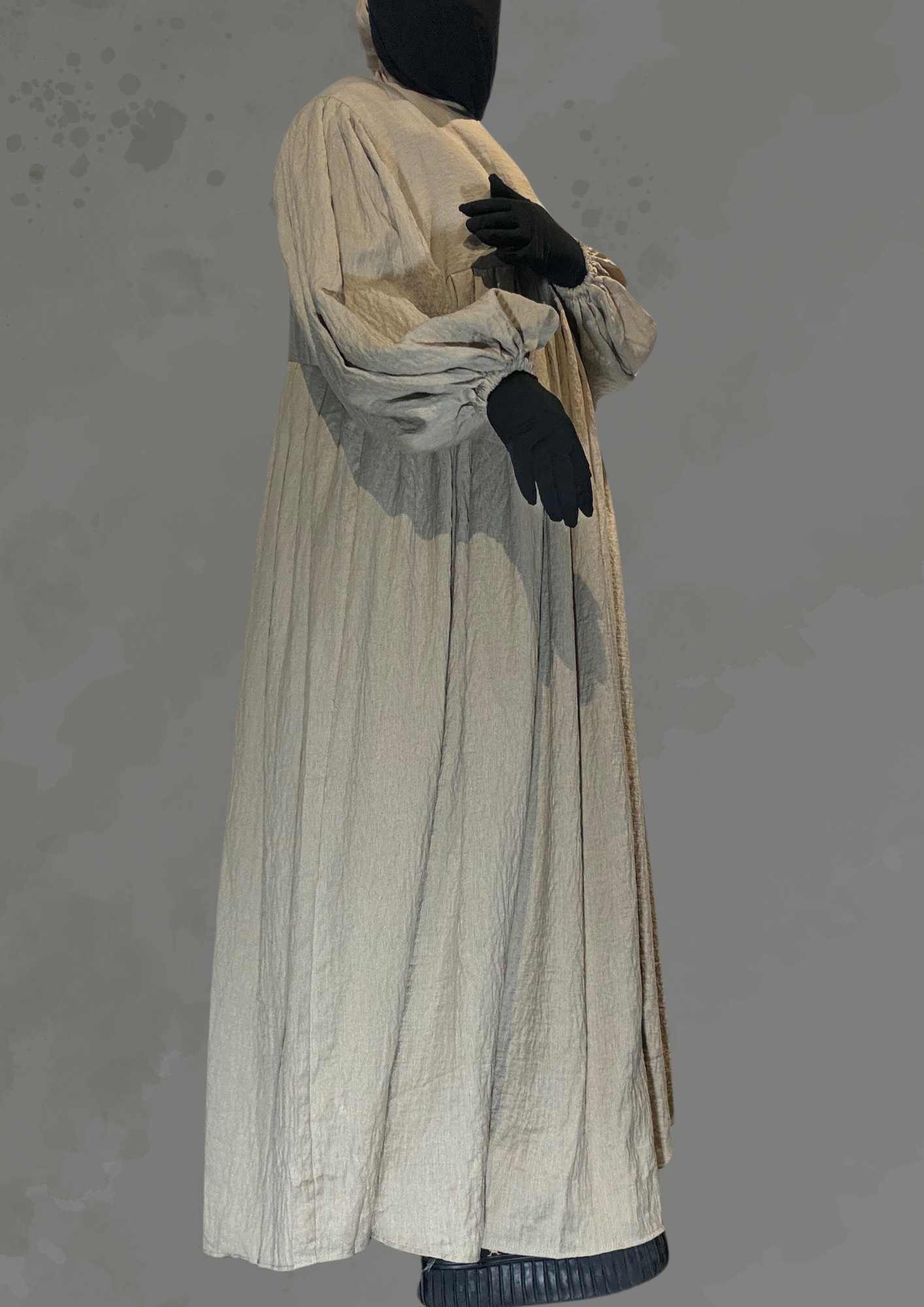Leinen Abaya